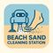 Beach Sand Cleaning Station