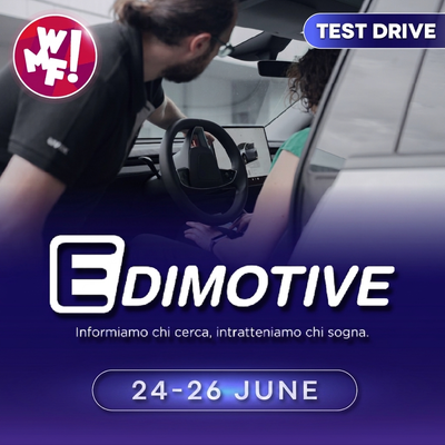 Edimotive - Perché comprarla LIVEJune 24-25-26 | 10:00 am - 18:00 pmExternal Area Test Drive