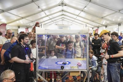 Pilot a Robot in the Battle Arena