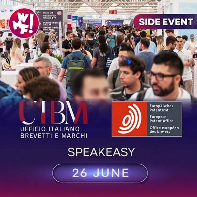 UIBM - EPO Protecting and enhancing innovation: services and tools for startups, SMEs and spinoffsJune 26th | 13:00Motorhome Hall 29