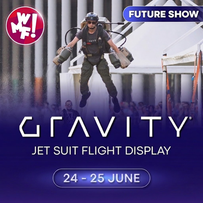 Jet Suit Flight DisplayJune 24 - 25 | 13:00 amExternal Area